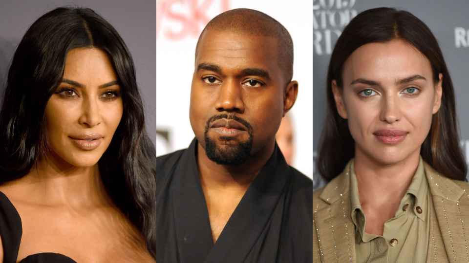 Kim Kardashian, Kanye West, Irina Shayk