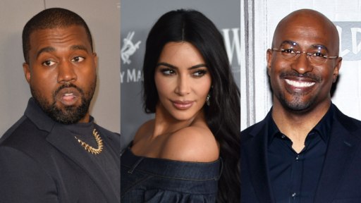 Kanye West, Kim Kardashian, Van Jones