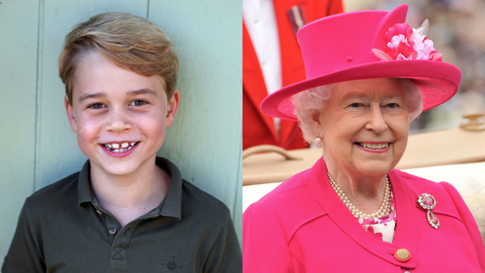 Prince George, Queen Elizabeth
