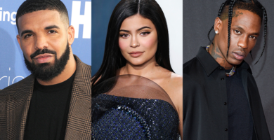 Drake, Kylie Jenner, Travis Scott
