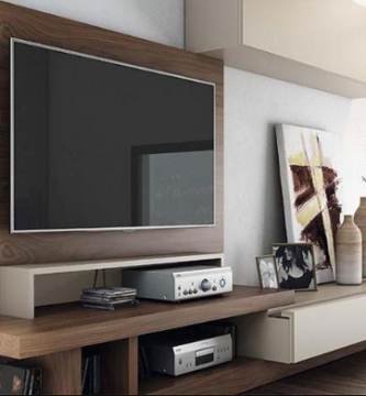 Muebles para integrar la TV con la decoración de tu salón