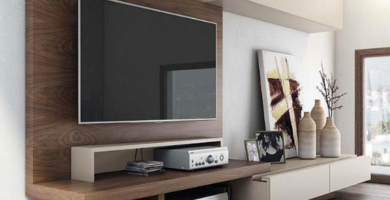 Muebles para integrar la TV con la decoración de tu salón